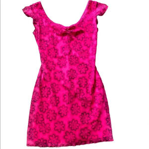 Y2K Floral OTS Dress